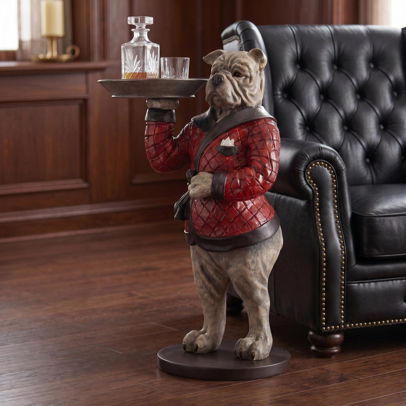 Design Toscano Rex the Bulldog Sculptural End Table & Reviews